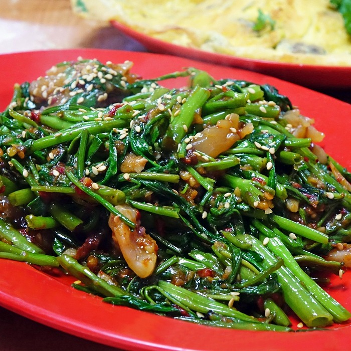 순대와 오징어 볶음