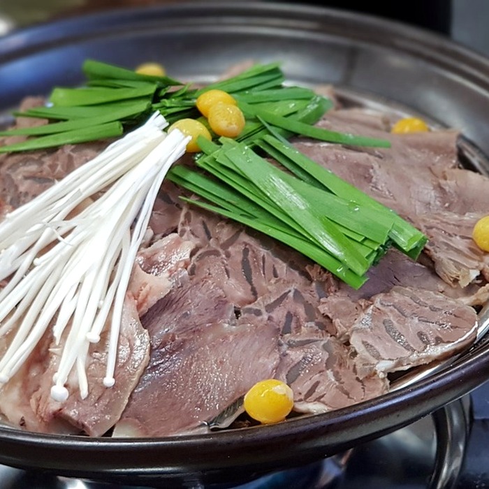 수육 식빵 조리 과정