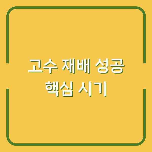 고수 재배 실패를 줄이는 심는시기와 수확 시기, 효능까지 한 번에